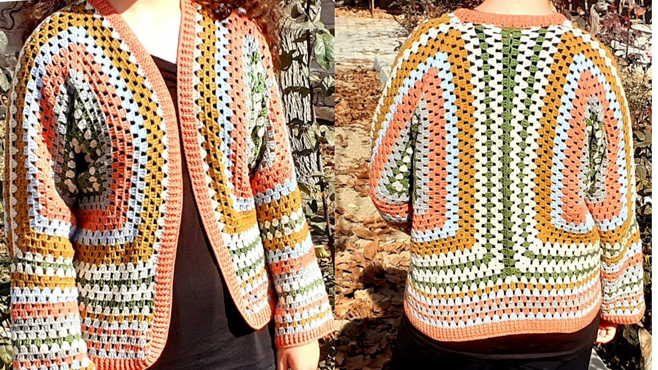 YAPIMI KOLAY ALTIGEN HIRKA YAPILIŞI/Crochet Cardigan - YouTube