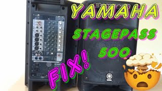 YAMAHA STAGEPASS 500 * NO SOUND * CUTS OUT * ---- FIX