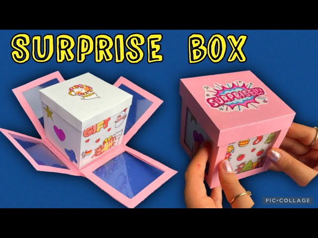 DIY Surprise Box//Easy to Make Explosion Box Gift Paper Craft