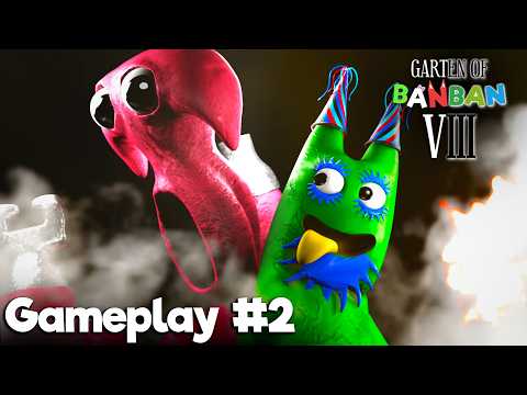 Gameplay #2 - Garten of Banban 8 - YouTube