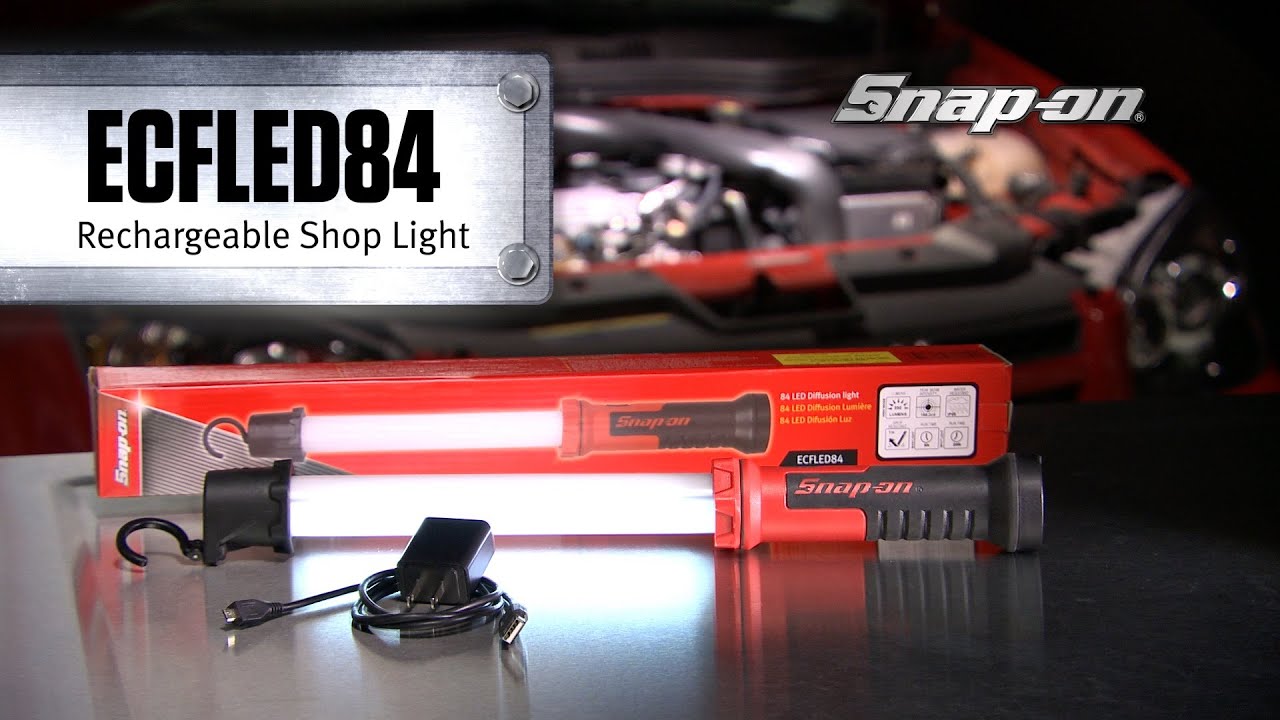 Snap-on ECFLED84 Rechargeable Shop Light | Snap-on Tools - YouTube