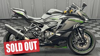 売約済み 2024年モデル Ninja ZX-4R SE 5,519km IKAZUCHIスリップオン