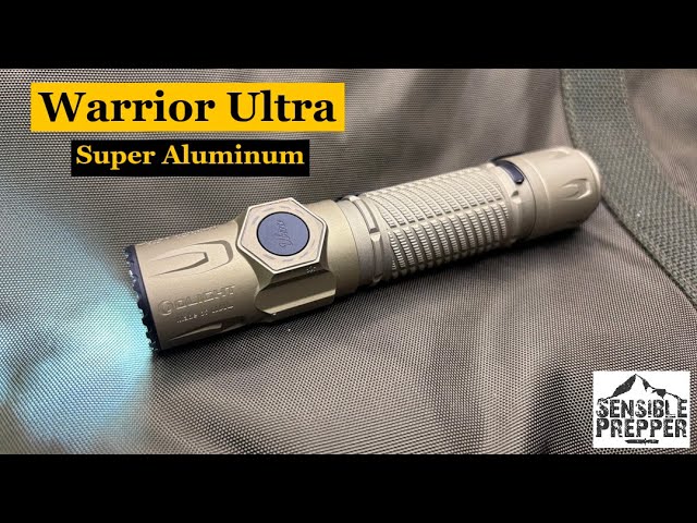 New Olight Warrior Ultra Super Aluminum Flashlight Review - YouTube