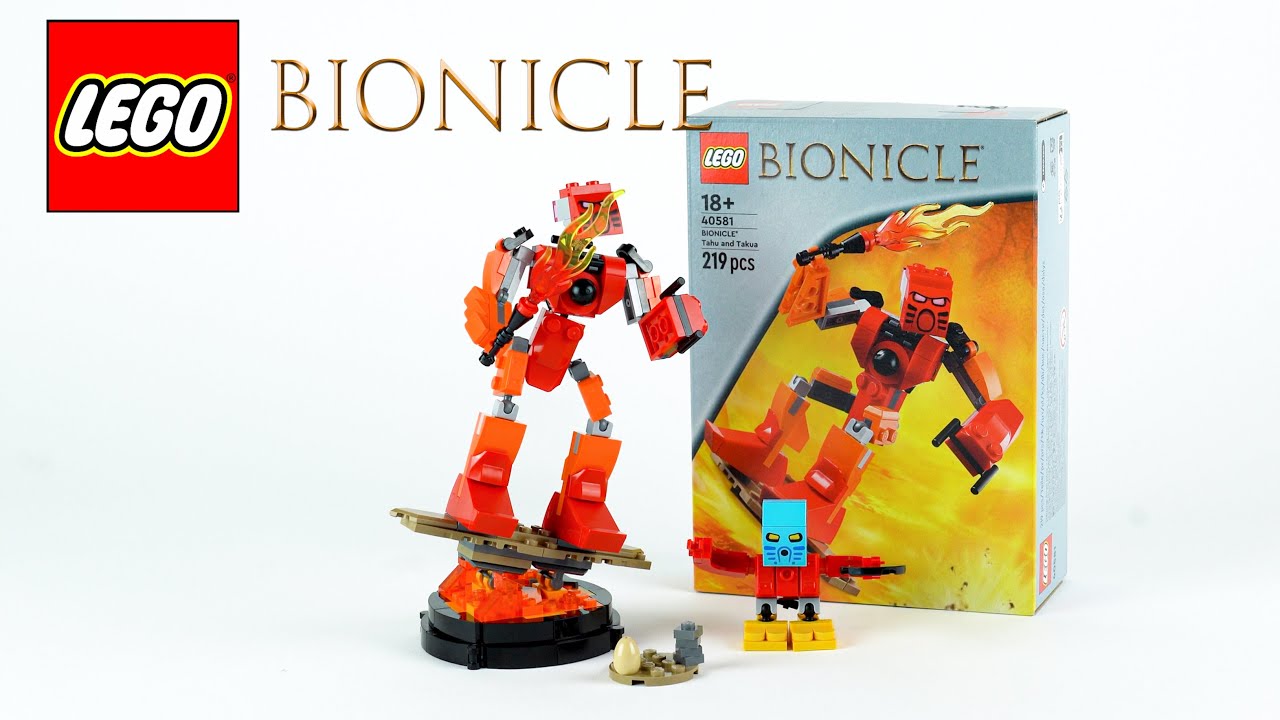 LEGO 40581 – Icons - BIONICLE Tahu and Takua – Speed Building