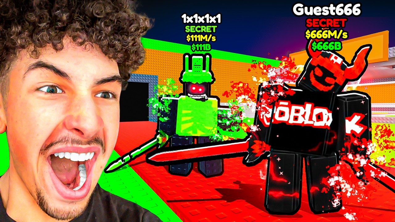 I Stole The GUEST 666 And 1x1x1x1 Brainrots In Steal A Brainrot