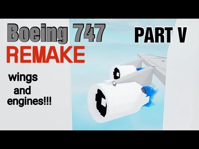 Boeing 747-400 [Part 5], ✨ Remake ✨ || Tutorial for plane crazy
