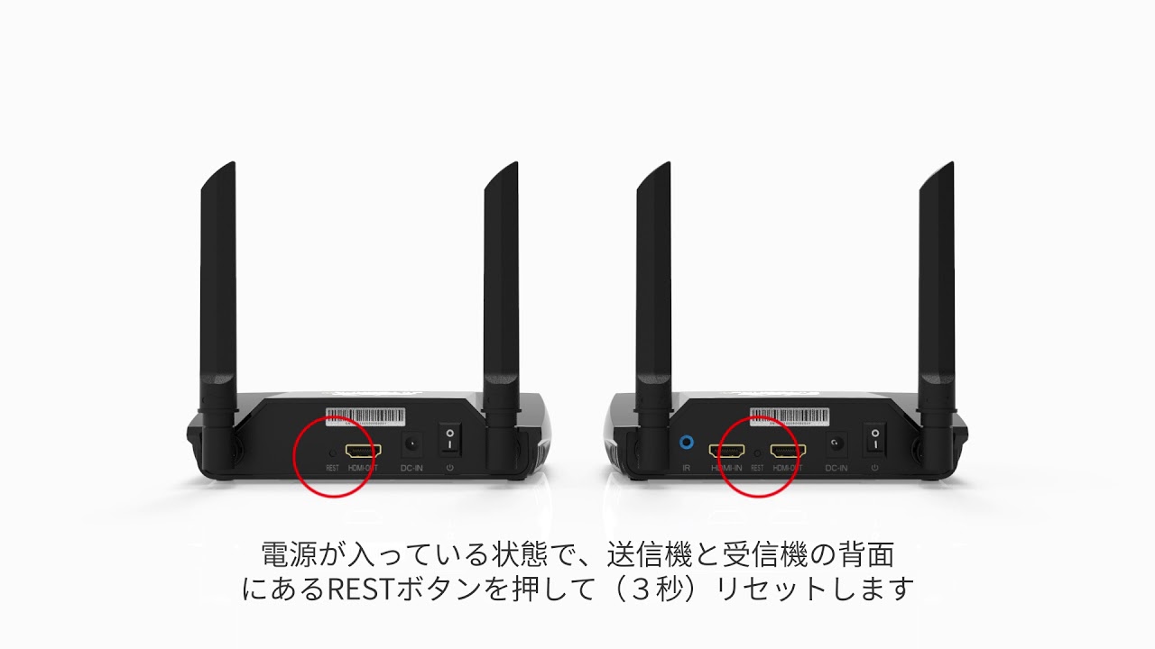 PAKITE PAT-590 ワイヤレスHDMI送受信機セット（ 最大150m無線伝送
