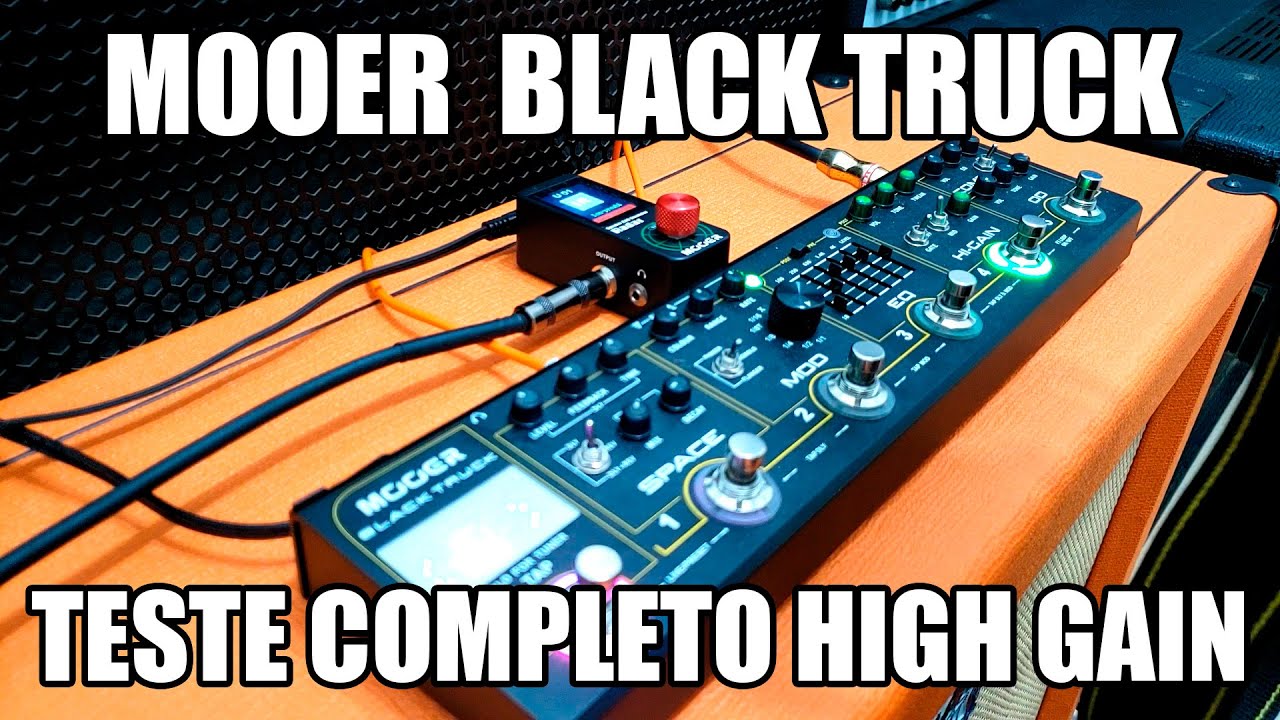 Mooer Black Truck - Teste Completo High Gain - YouTube