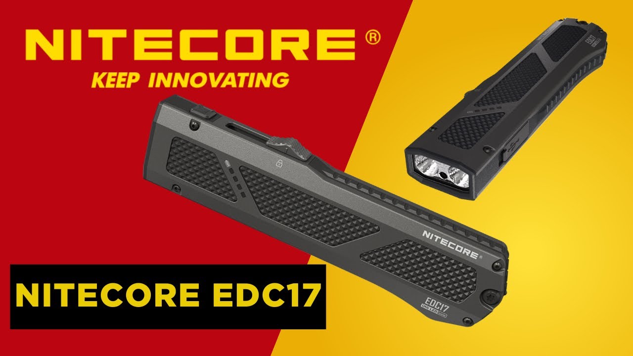 NITECORE EDC17: 1,500 Lumen Ultra-Slim EDC Flashlight with UV