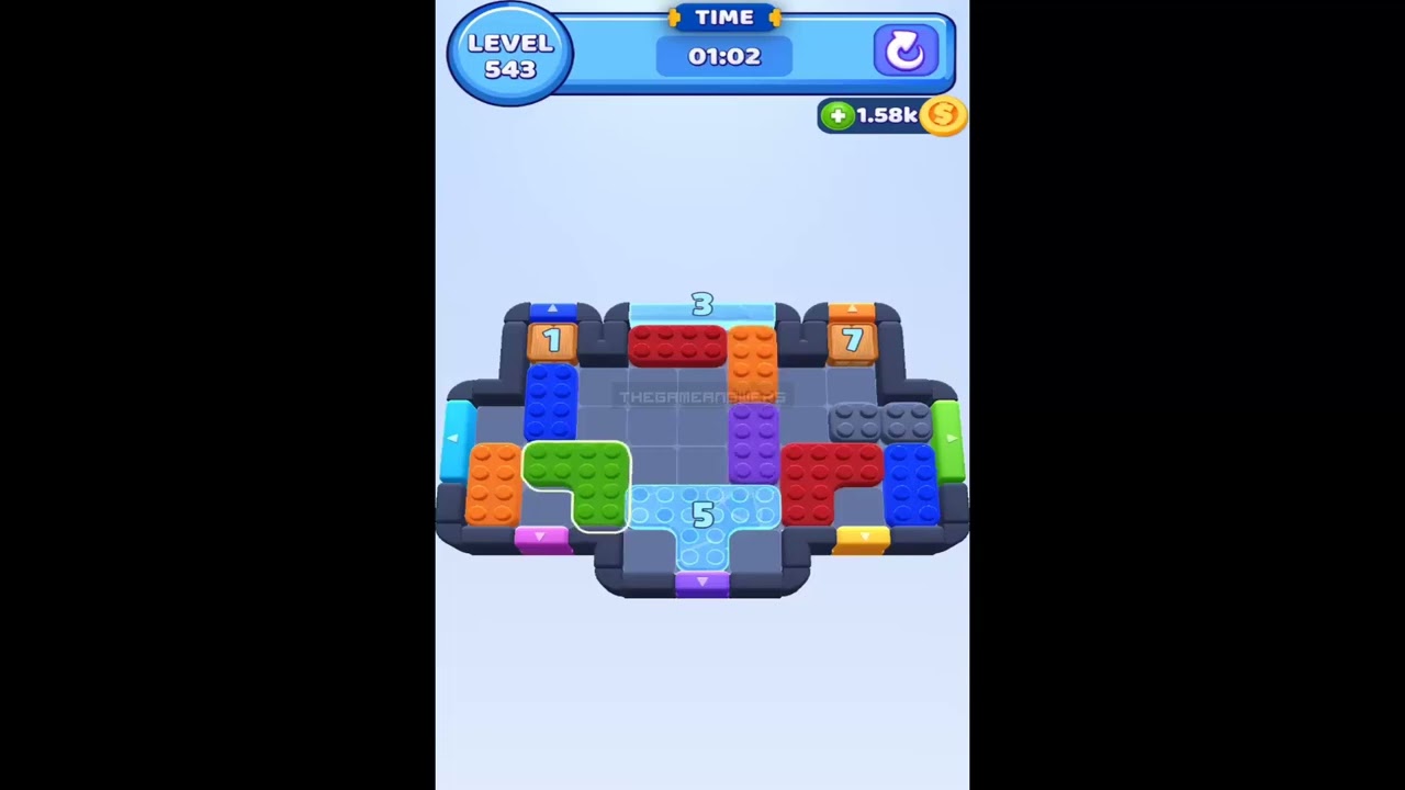 Color Block Jam Level 543 - YouTube