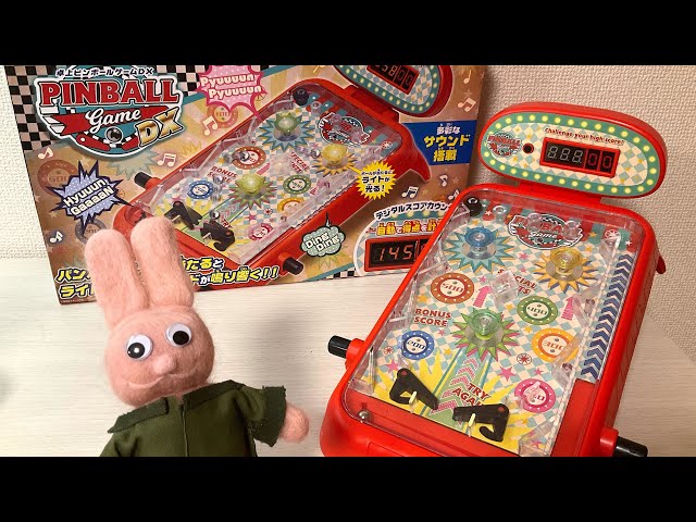 I played with a toy pinball game ✨✨【Tabletop Pinball Game DX
