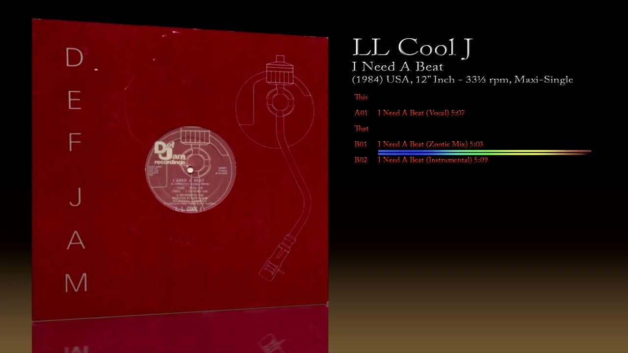 LL Cool J (1984) I Need A Beat [12
