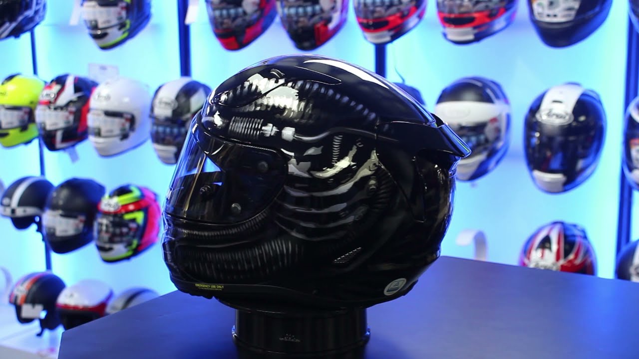 HJC RPHA 11 Aliens Fox Motorcycle Helmet (Black) - YouTube