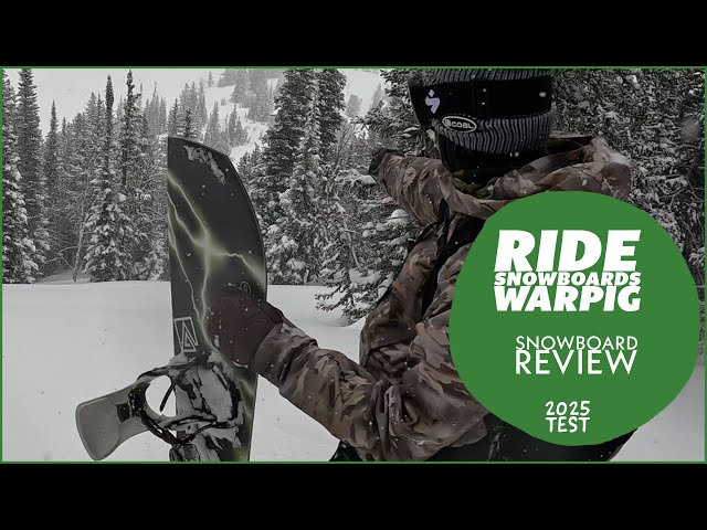 2025 Ride Warpig - First Ride in Deep Jackson Hole Powder - YouTube