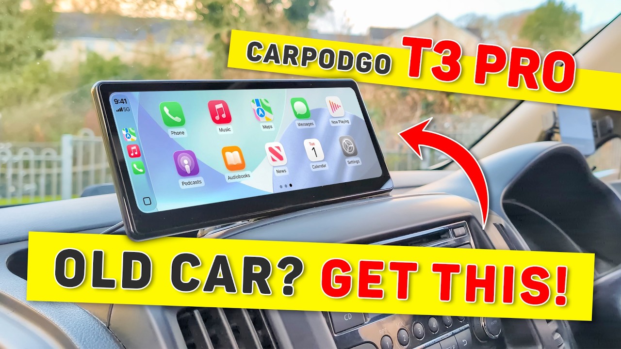 CarpodGo T3 Pro Review | The Best Portable Wireless CarPlay