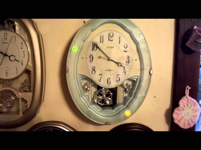 シチズンパルミューズM479全曲 からくり時計 - YouTube