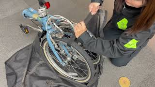 全国送料無料 三輪自転車 折りたたみ DAHON風 輪行 全国送料無料 三輪
