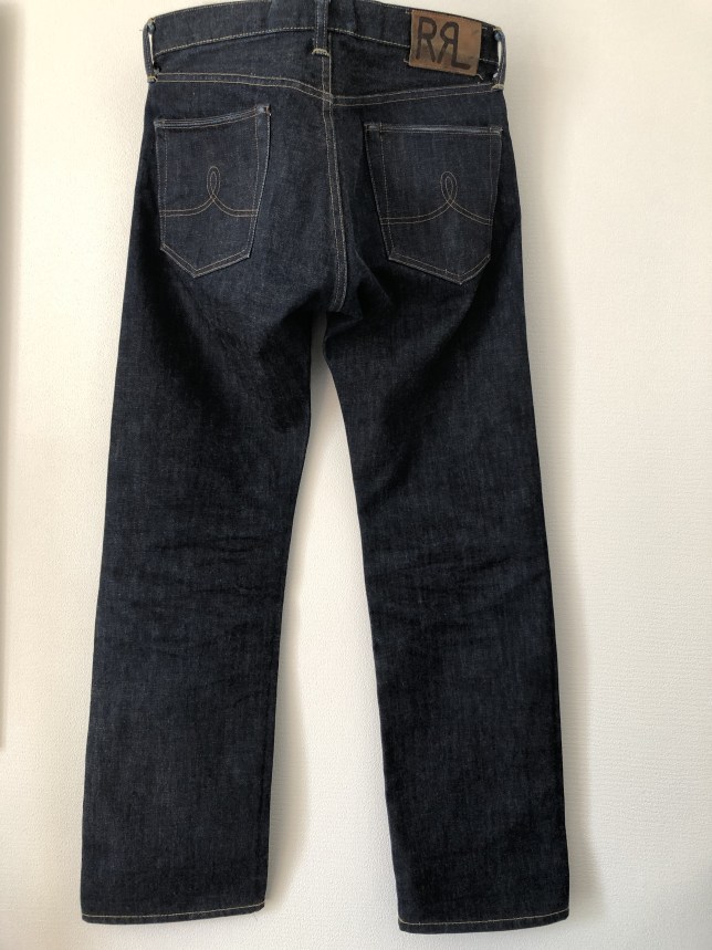 RRL STRAIGHT LEG ダブルアールエル ストレートデニムの色落ちと経年変化 -