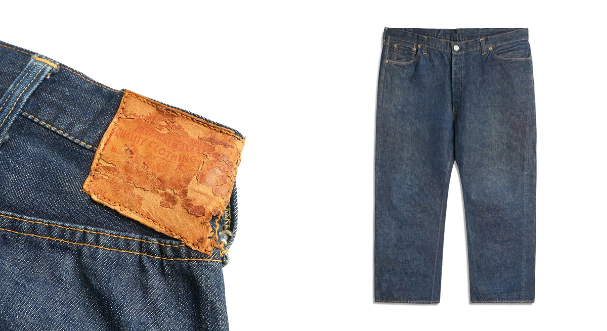 50年代の LEVI'S® 501XX 希少なW40のビッグサイズをベルトでギュッと