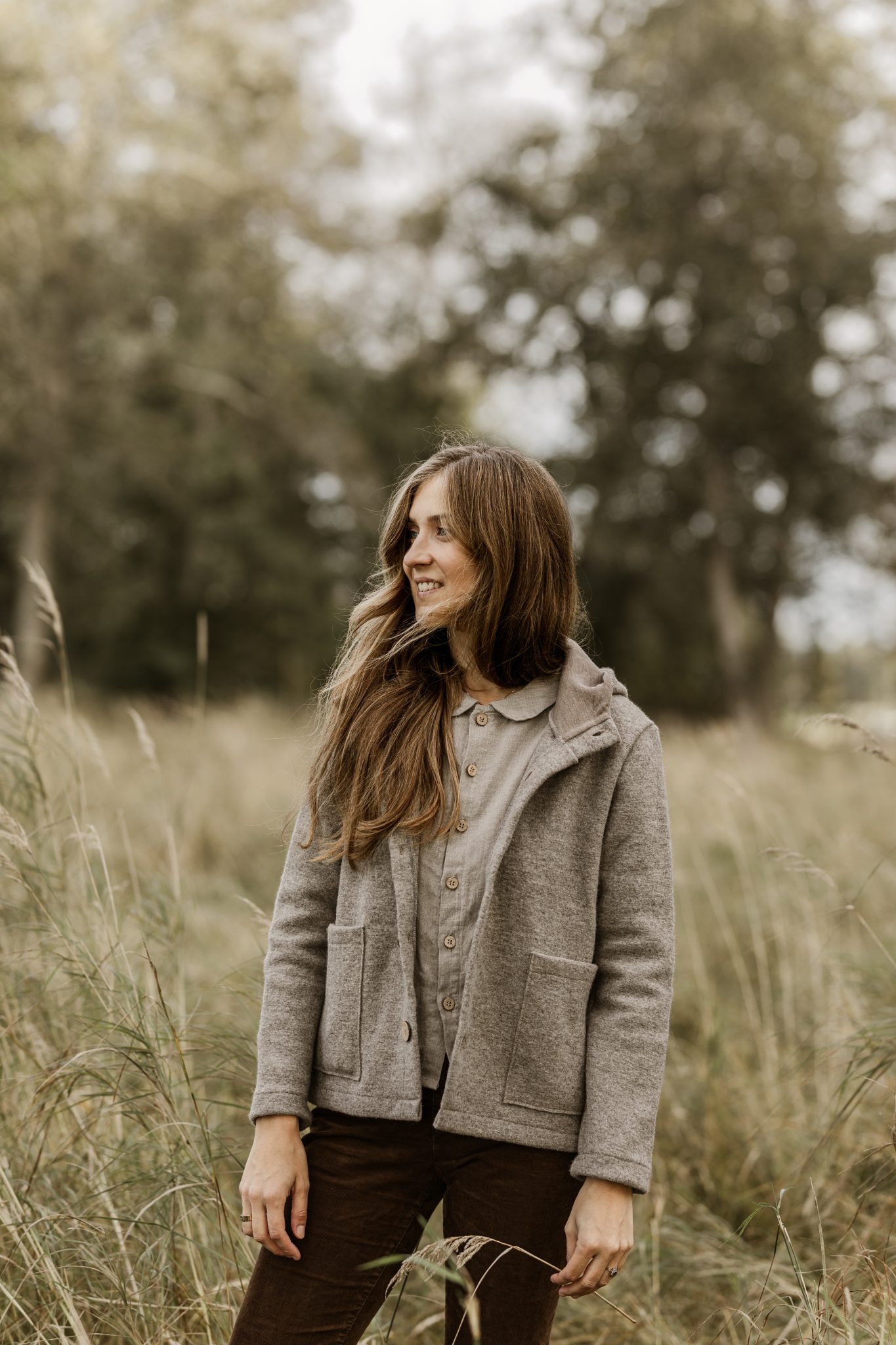 Wool Jacket for woman, PURE – Lille & Snille