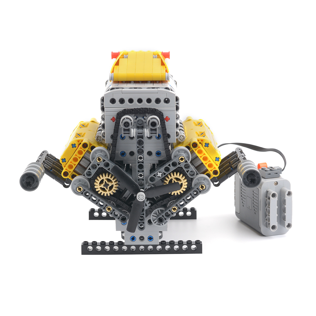 MOC-60662 Crossplane V8 Engine Dynamic | Medievalbrick.com