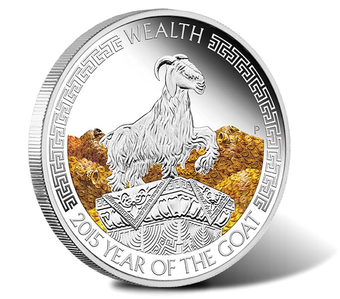 2015 Year of the Goat and Chinese Lion Dance Coins Released | CoinNews