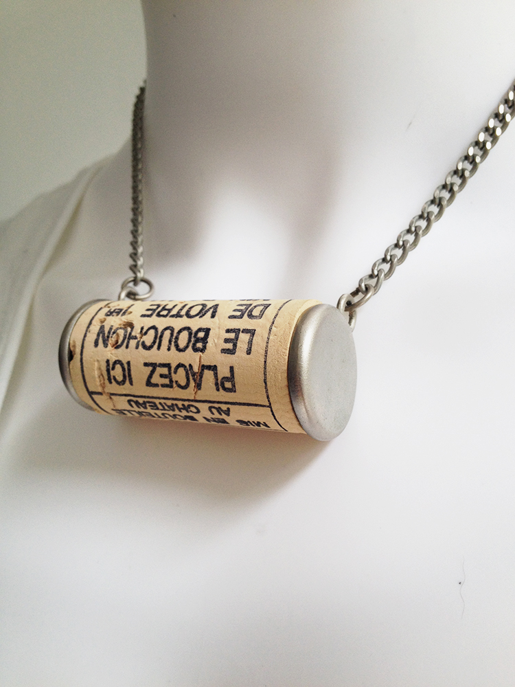 Maison Martin Margiela cork necklace — fall 1999 - VANIITAS
