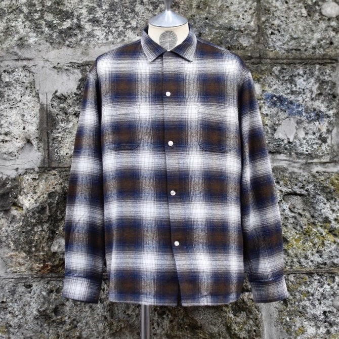 TOWNCRAFT 】の名作ネルシャツ「60s LOOP COLLAR NEL SHIRT