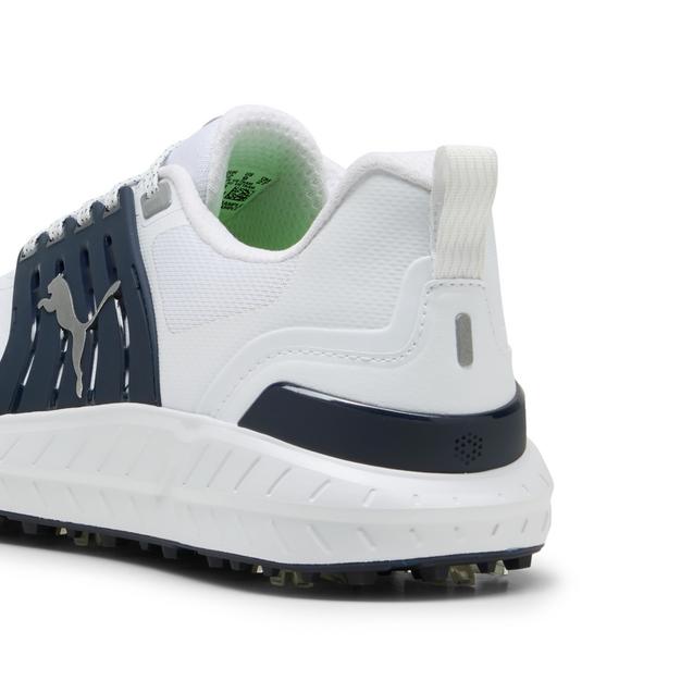 Men's Ignite Elevate 2 Tour Spiked Golf Shoe - White/Navy | PUMA