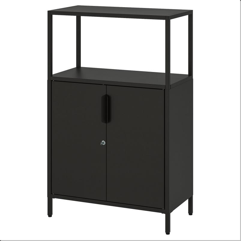 TROTTEN トロッテン ワゴン - チャコール 80x40cm - IKEA/イケア 代行