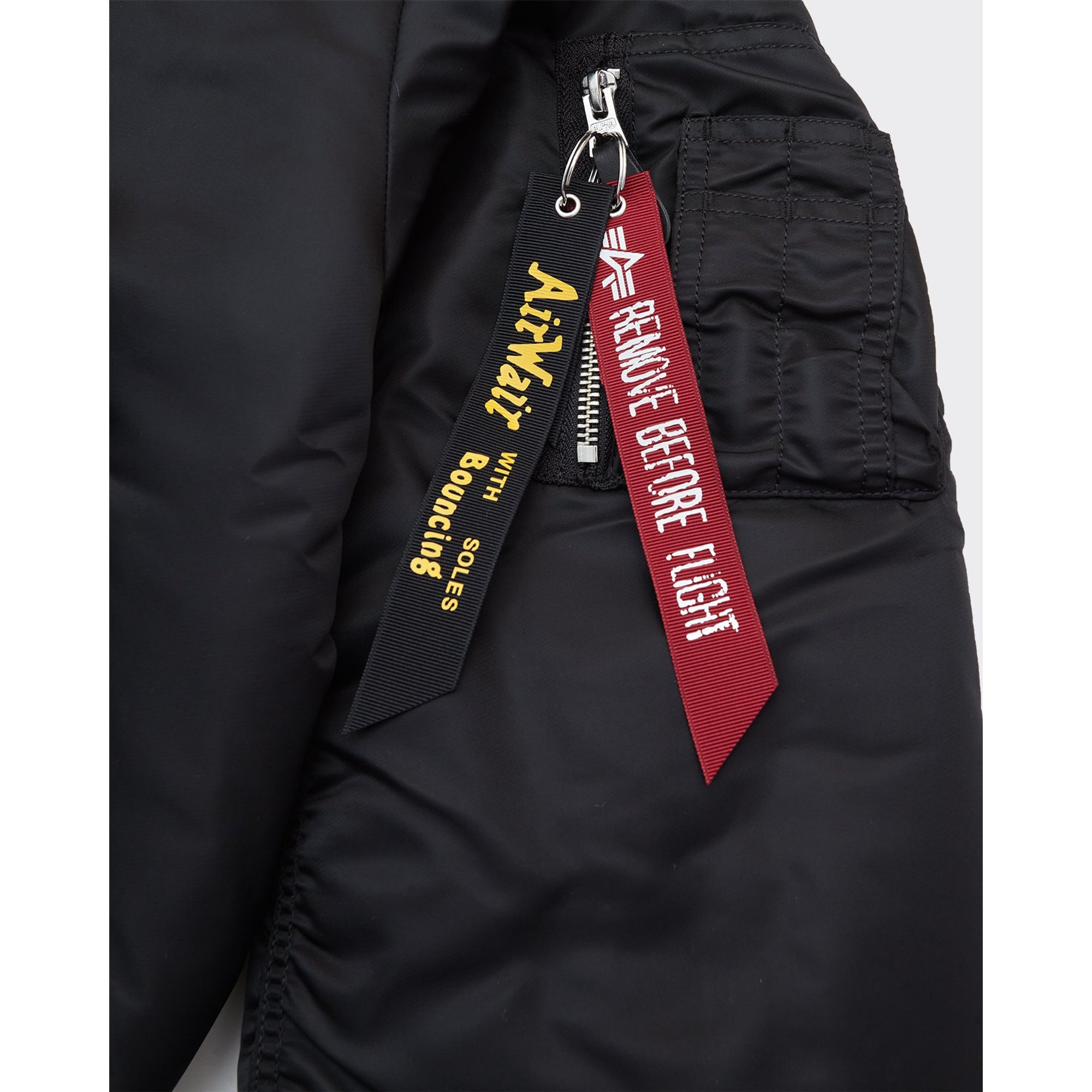Jackets Alpha Industries Bomber Ma-1 x Dr. Martens Nero of Moda