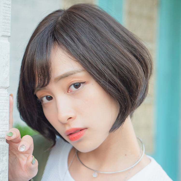 天使のモルンショート人毛MIX フルウィッグ ショート｜リネアストリア