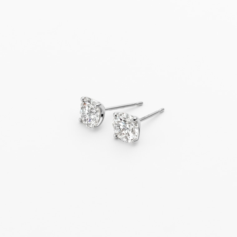 S001 ラボグロウンダイヤモンド/ピアス/1.00ct(プラチナ): SHINCA