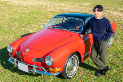 小6から憧れ続けたVW「カルマンギア」を20歳で購入！ 「若者のクルマ
