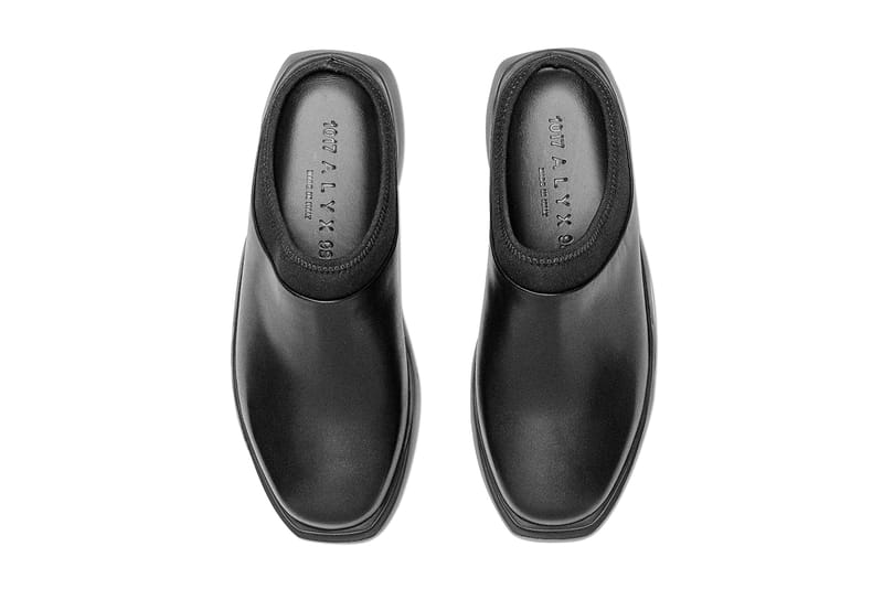 1017 ALYX 9SM Leather Mono Mule Black Release Info | Hypebeast