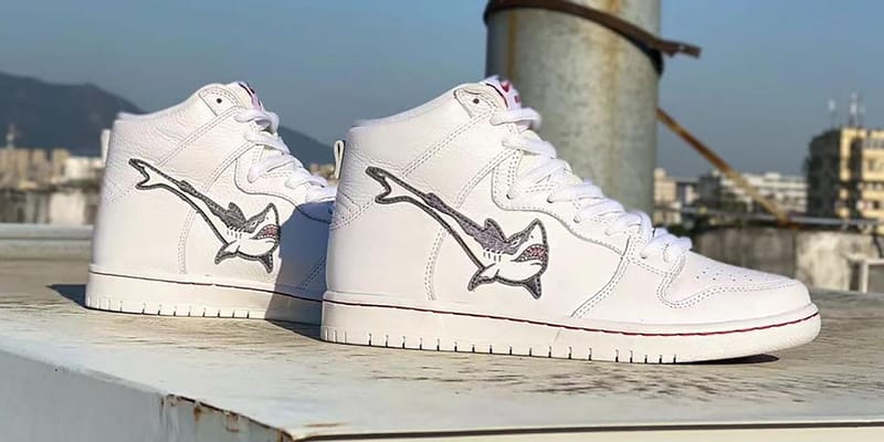 Oski Nike SB Dunk High Shark White Release Info | Hypebeast