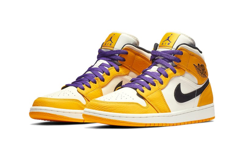 レイカーズファン垂涎の Air Jordan 1 Mid が登場 | Hypebeast.JP