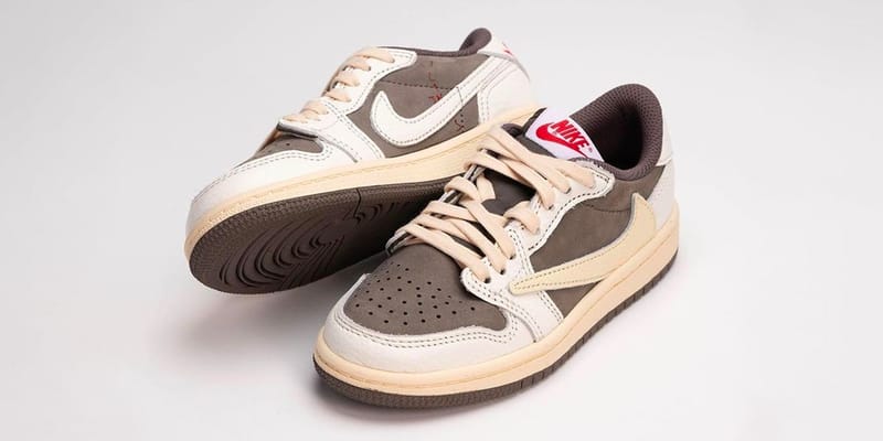 トラヴィス・スコットxAJ1 ロー リバースモカのディテールをチェック
