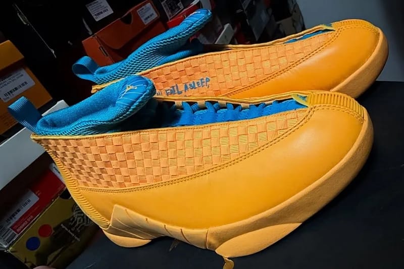 未発売のビリーアイリッシュxエアジョーダン15のサンプル画像が浮上