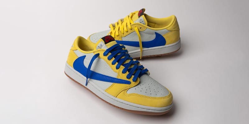 トラヴィス・スコット x Air Jordan 1 Low “Canary Yellow” の最新