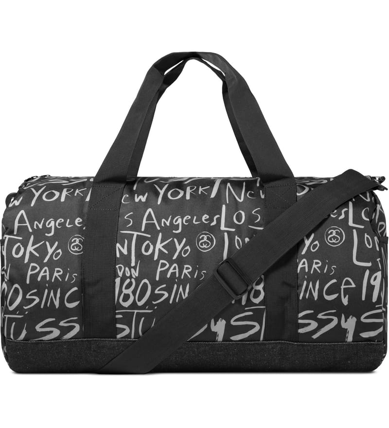 Stüssy - Black Print Stussy X Herschel Supply Co. Cities Large