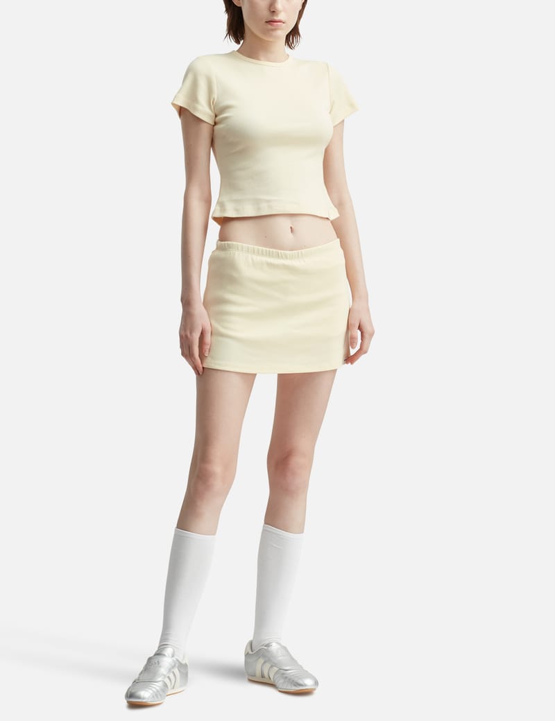 Glowny Scalloped Lace Mini Skort - スカラップレースのミニスコート