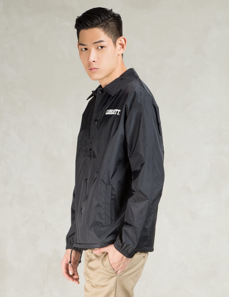 Carhartt Work In Progress - Black College Coach Jacket | HBX