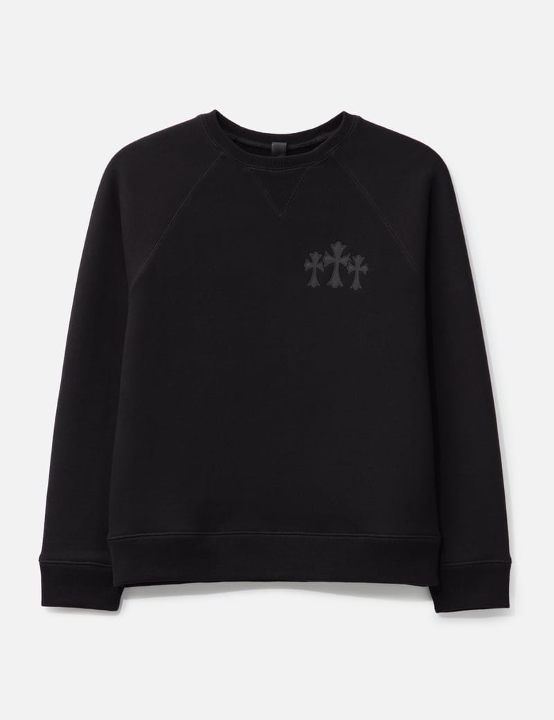 Chrome Hearts - Cemetery Cross Seven-11 Crewneck Sweatshirt | HBX