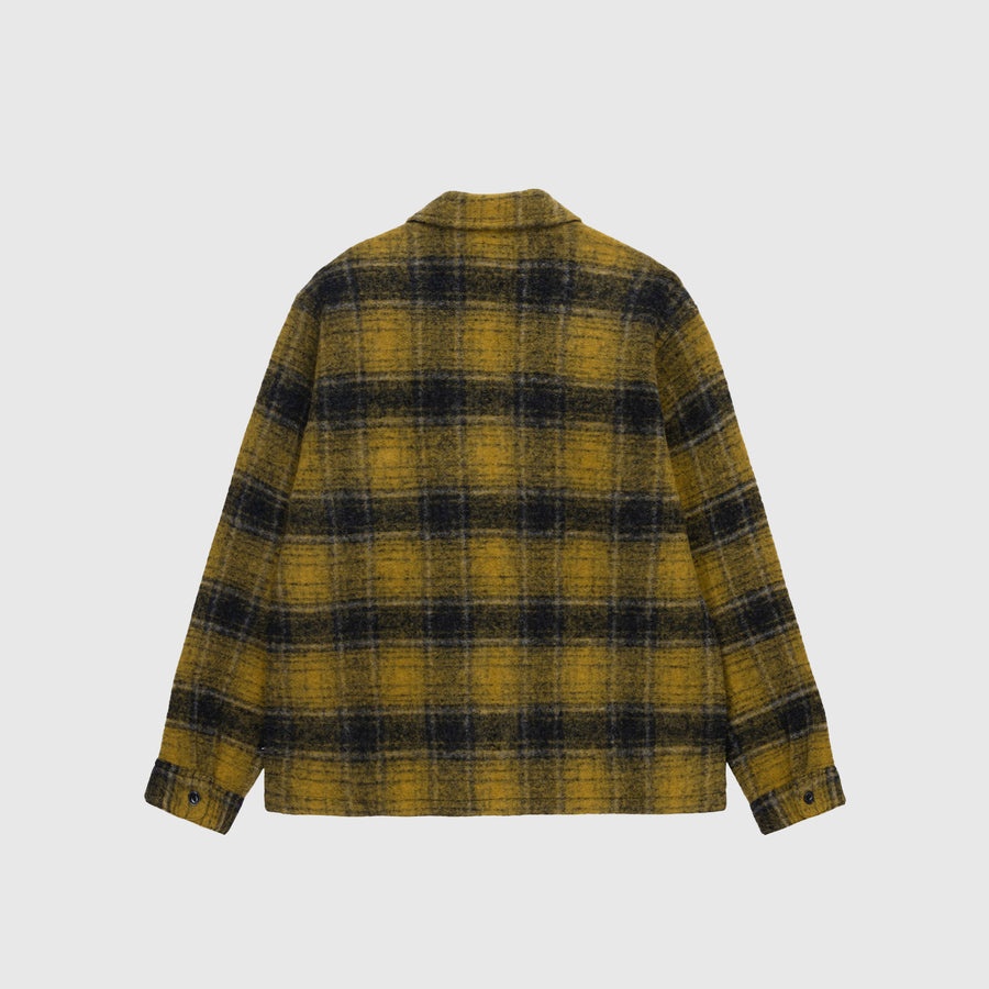 Stüssy WOOL PLAID ZIP SHIRT | REVERSIBLE
