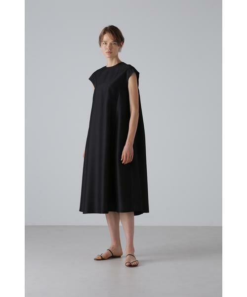 希少　即完売品アドーア✴︎ワンピース BLACK LABEL＞シルクダブルクロスワンピース | ADORE（アドーア