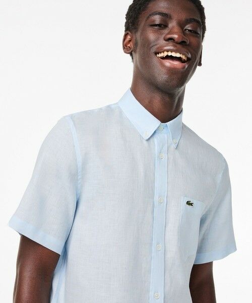 リネンボタンダウンシャツ （シャツ・ブラウス）｜LACOSTE / ラコステ