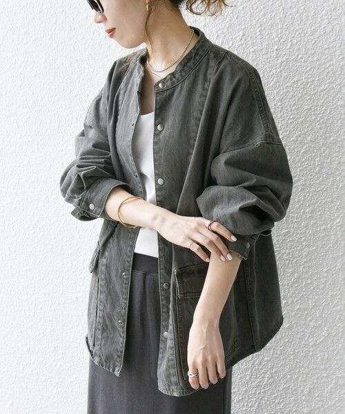 セール】 SHIPS any: デニム ワーク ジャケット［SHIPS any DENIM