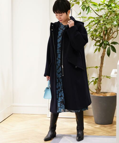 セール】 ブランケットウール フーデッドコート （その他アウター