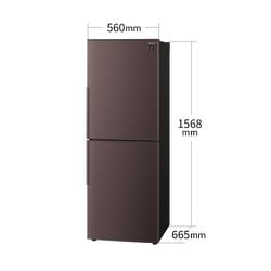 ヨドバシ.com - シャープ SHARP 冷蔵庫 （280L・右開き） 2ドア